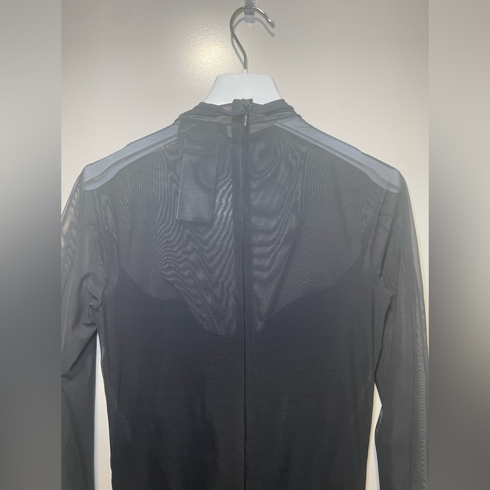 Mugler Black Sheer Jumpsuit - Picture 14 of 15